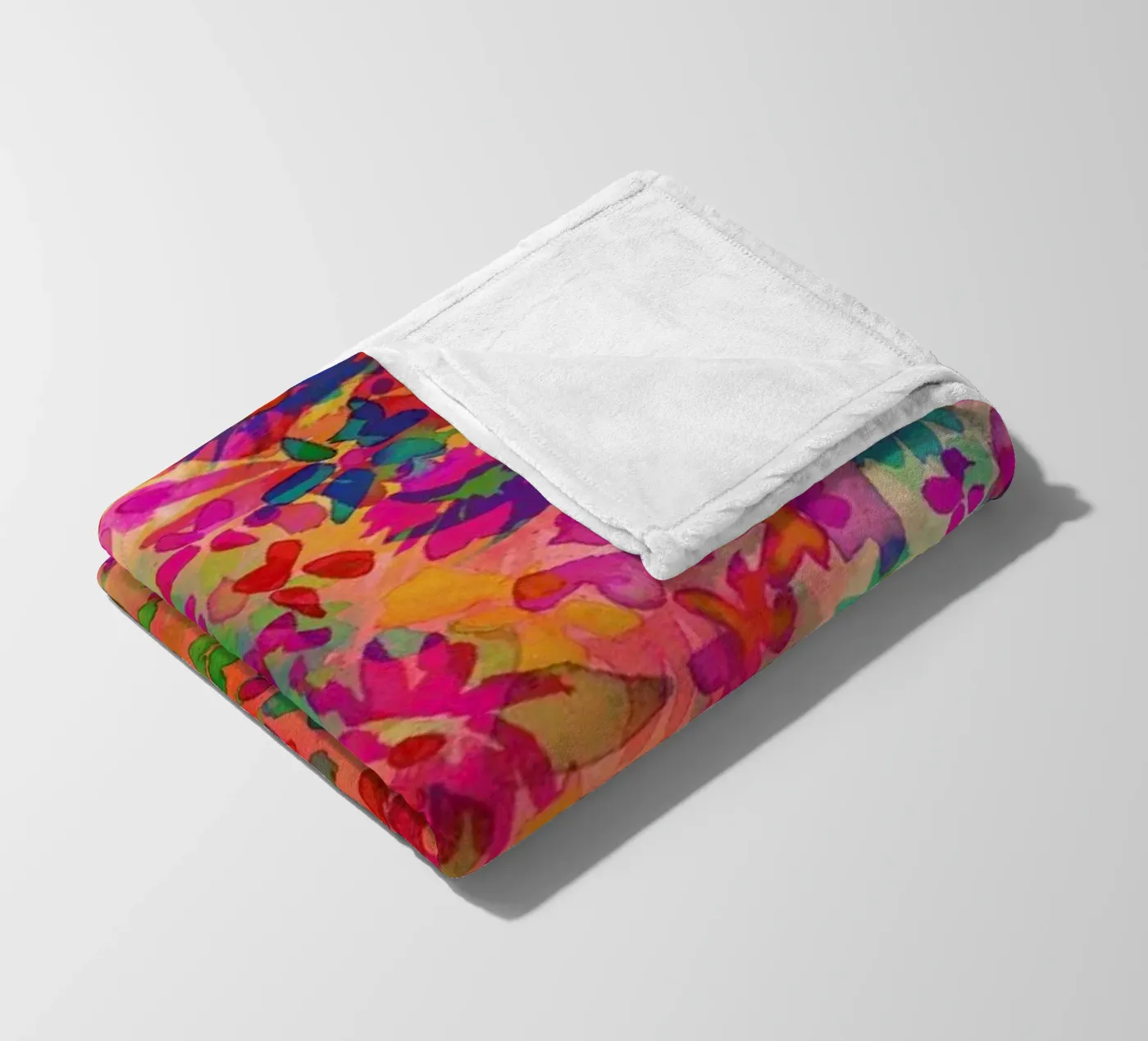 Flora plaid polaire de Amy Sia