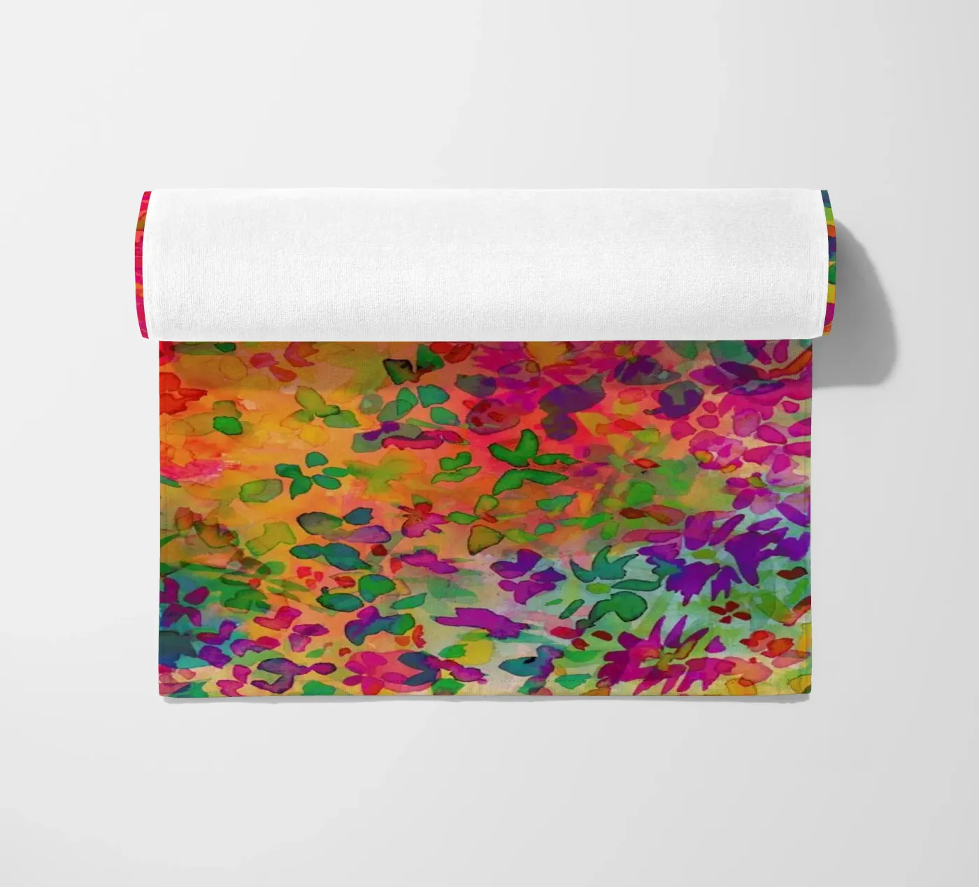 Flora beach towel by Amy Sia