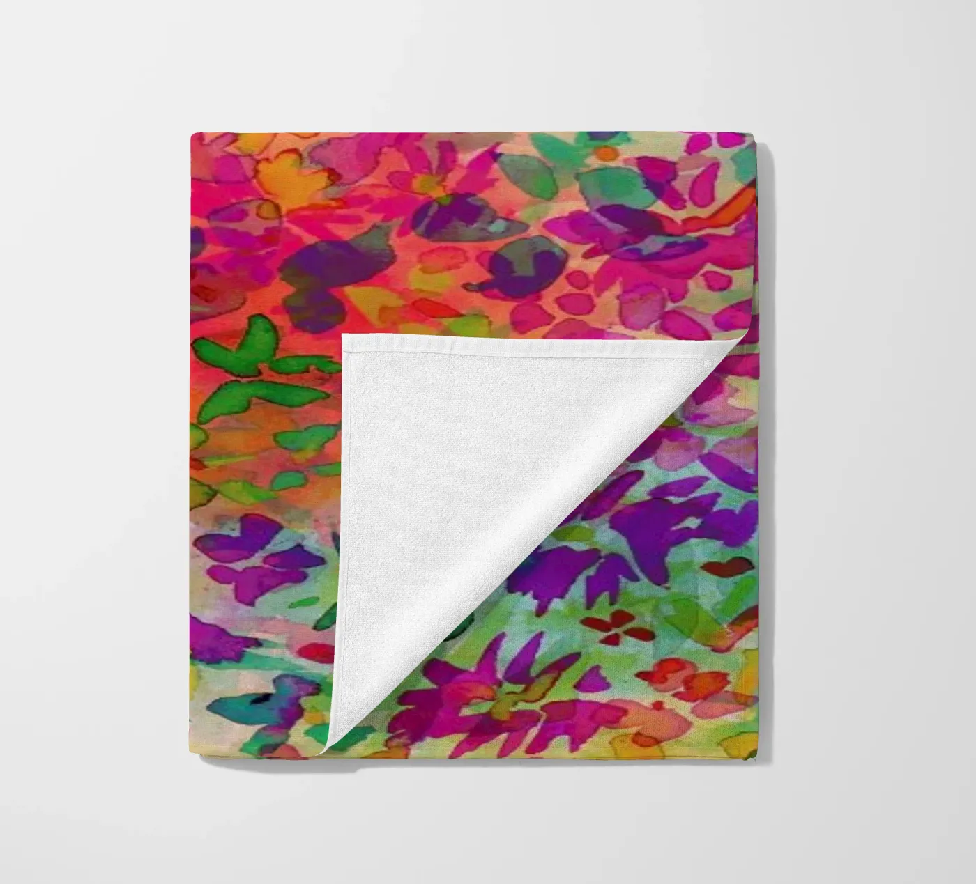 Flora beach towel by Amy Sia