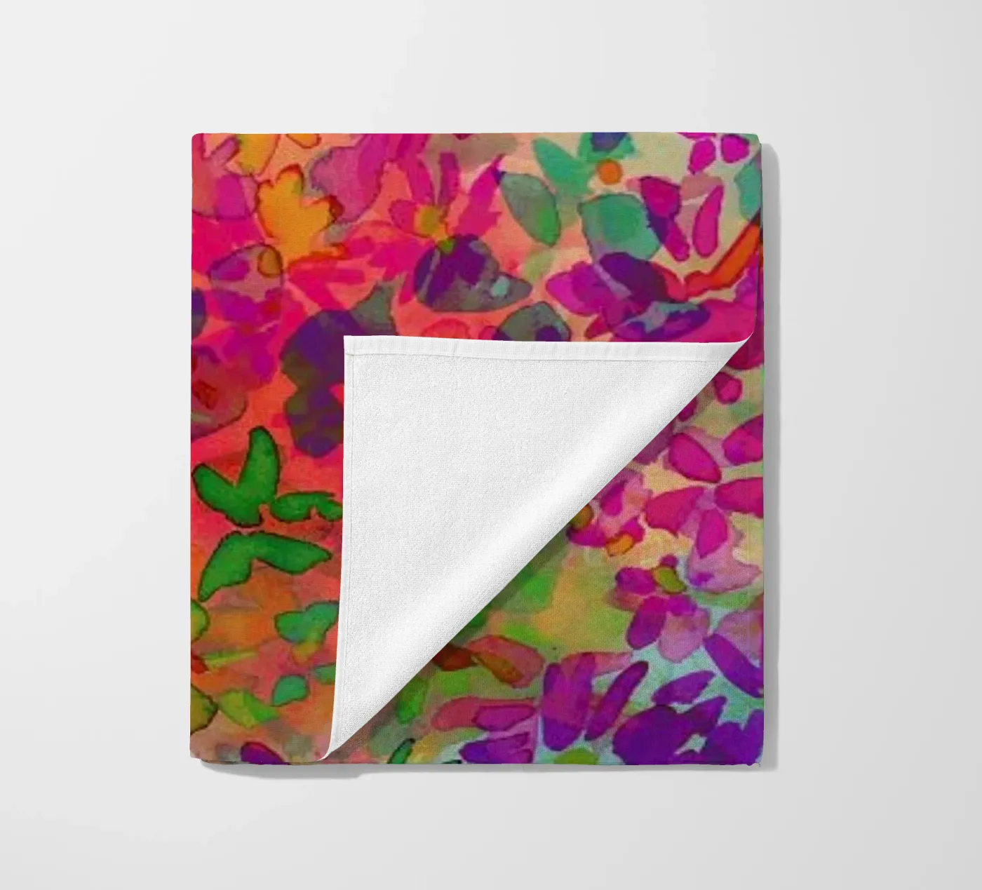 Flora beach towel by Amy Sia