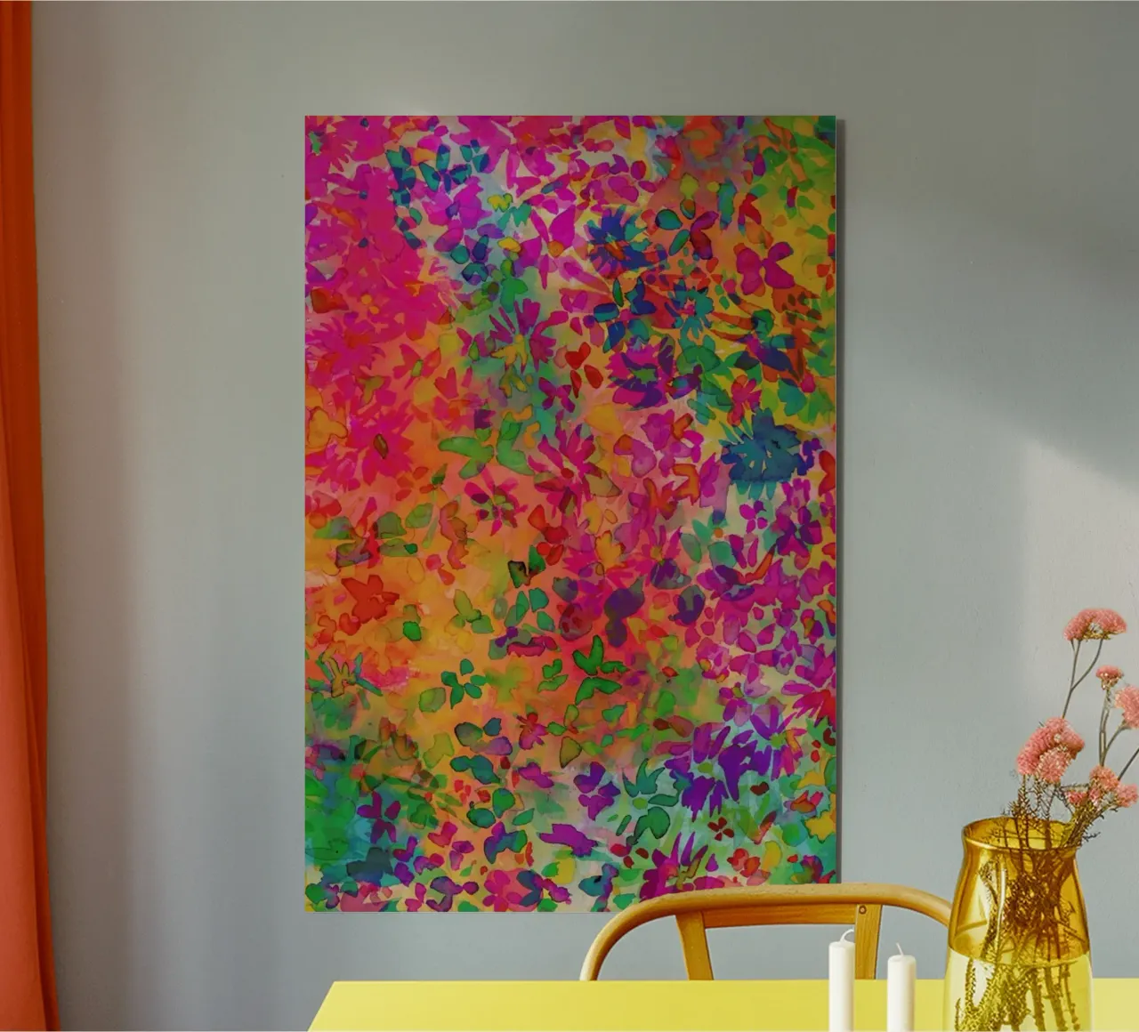 Flora Alu-Dibond von Amy Sia