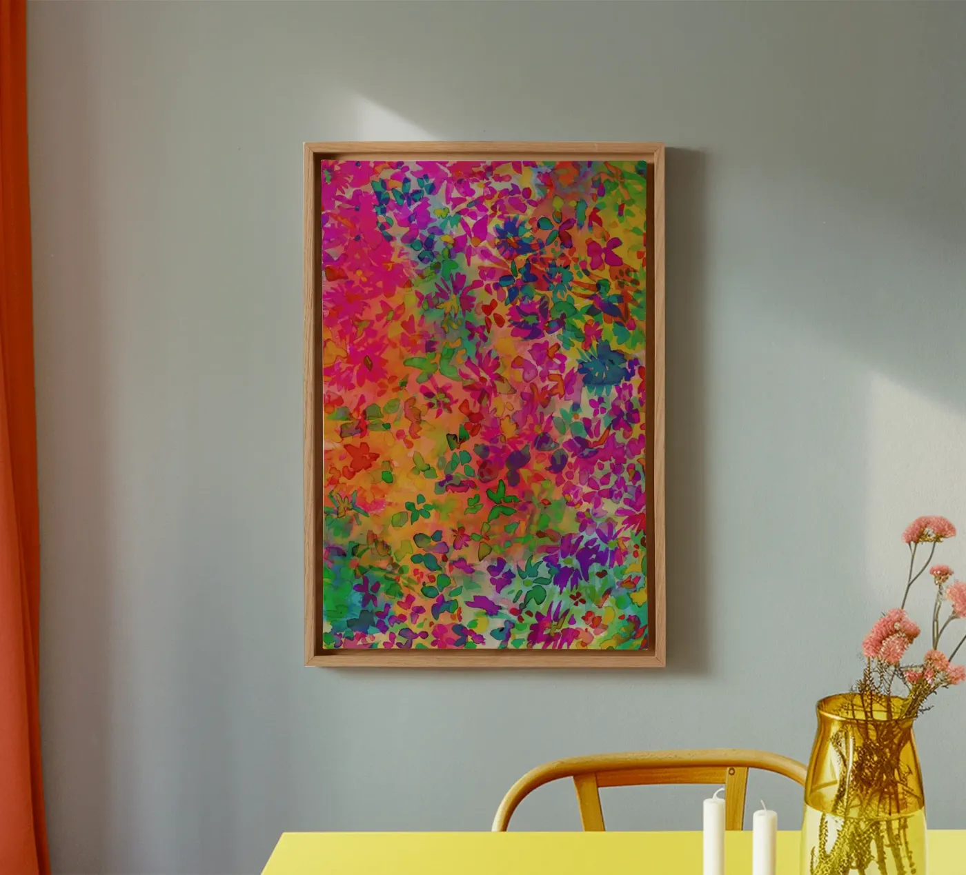 Flora canvas van Amy Sia