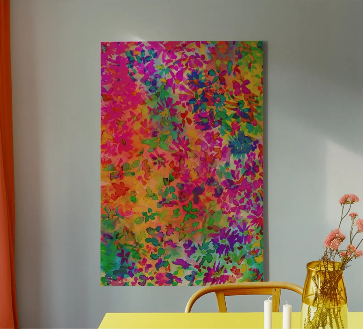 Flora canvas van Amy Sia