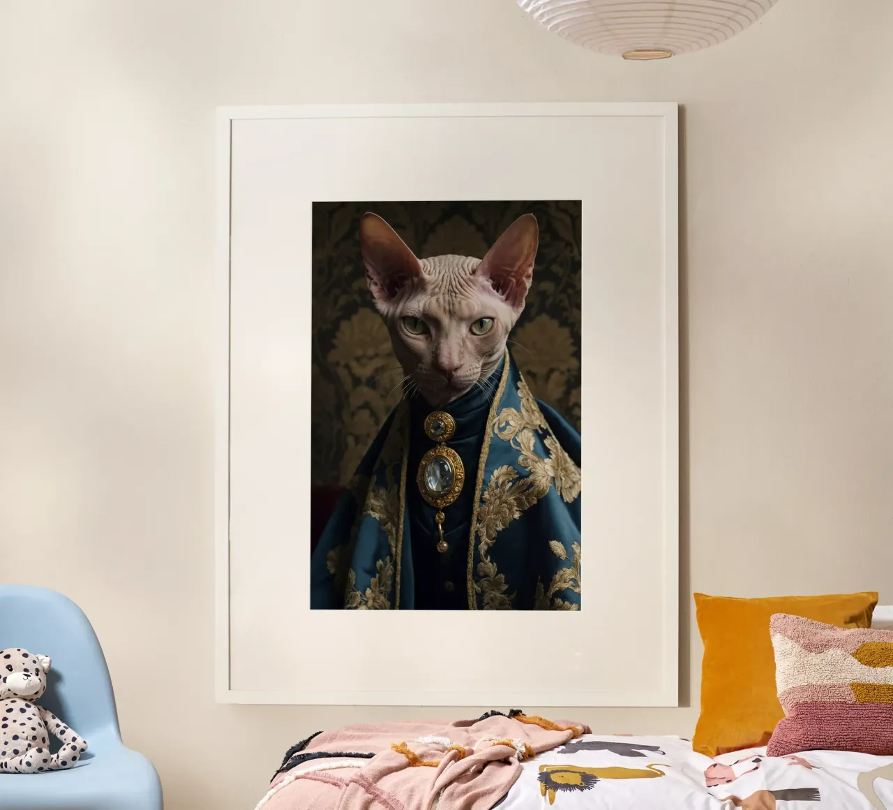 Duchessa Sphynxia - L'enigmatico felino reale poster da Beasts of Nobility