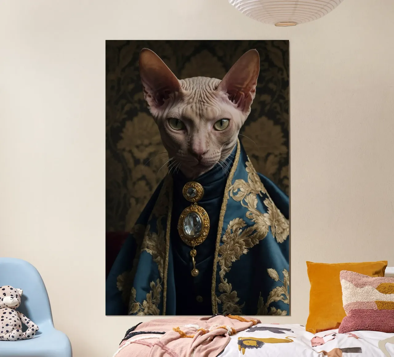 Duchessa Sphynxia - L'enigmatico felino reale poster da Beasts of Nobility