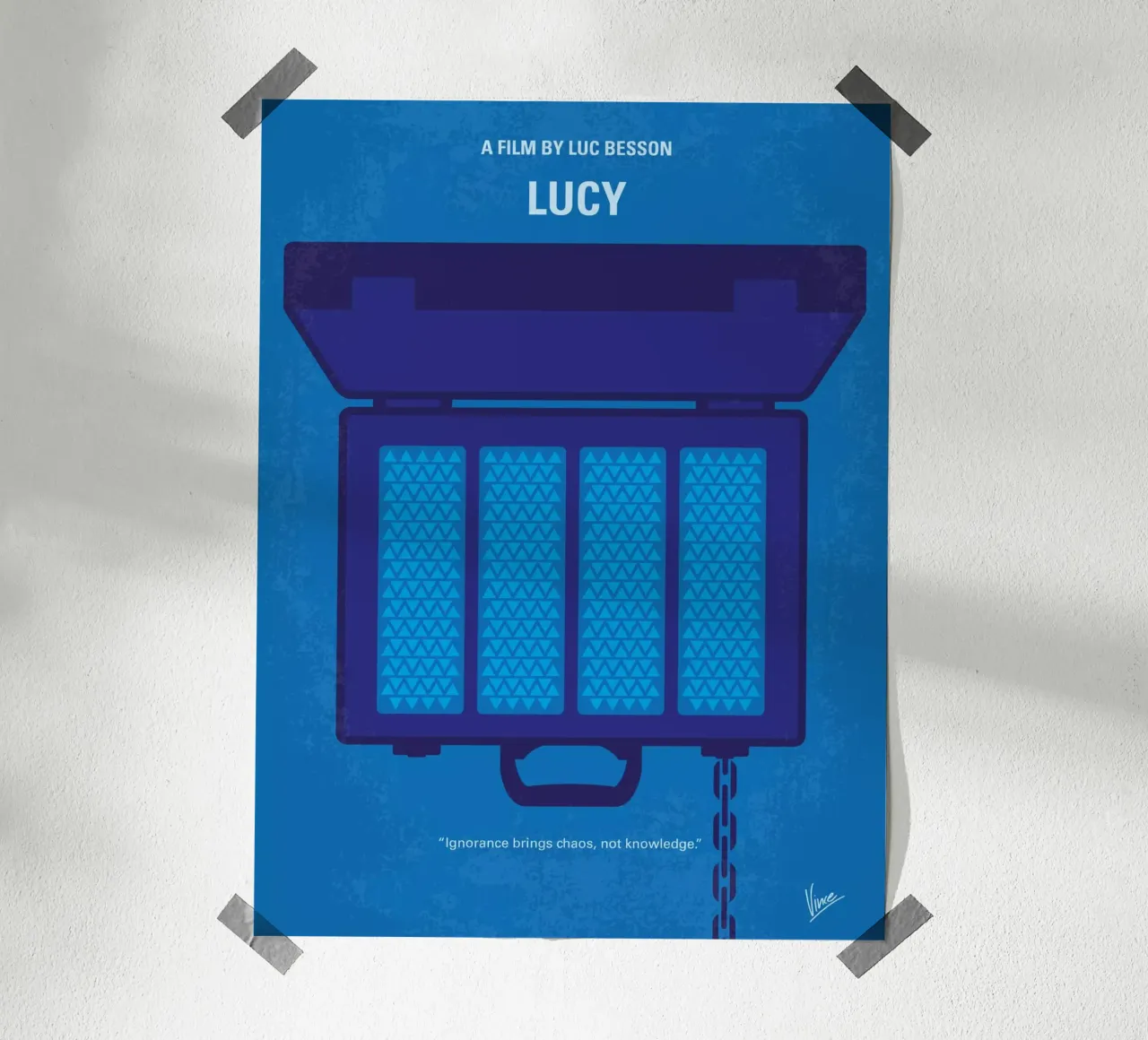 No574 My Lucy minimal movie poster poster da Chungkong