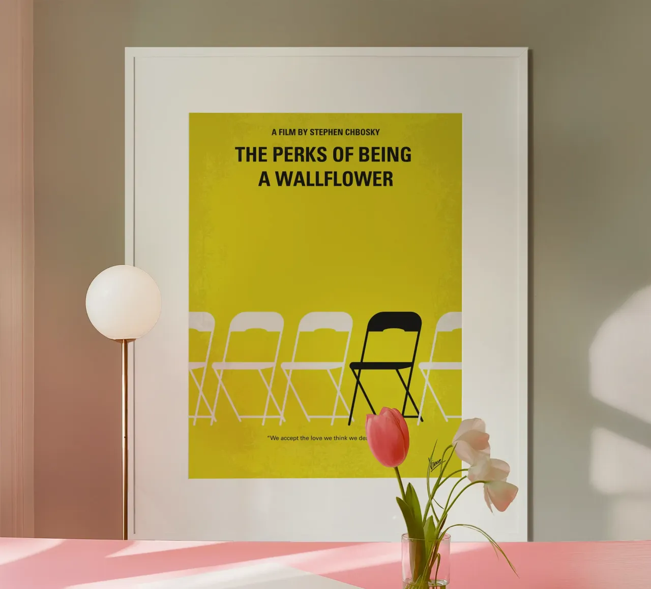 No575 My Perks of Being a Wallflower minimal movie poster poster da Chungkong