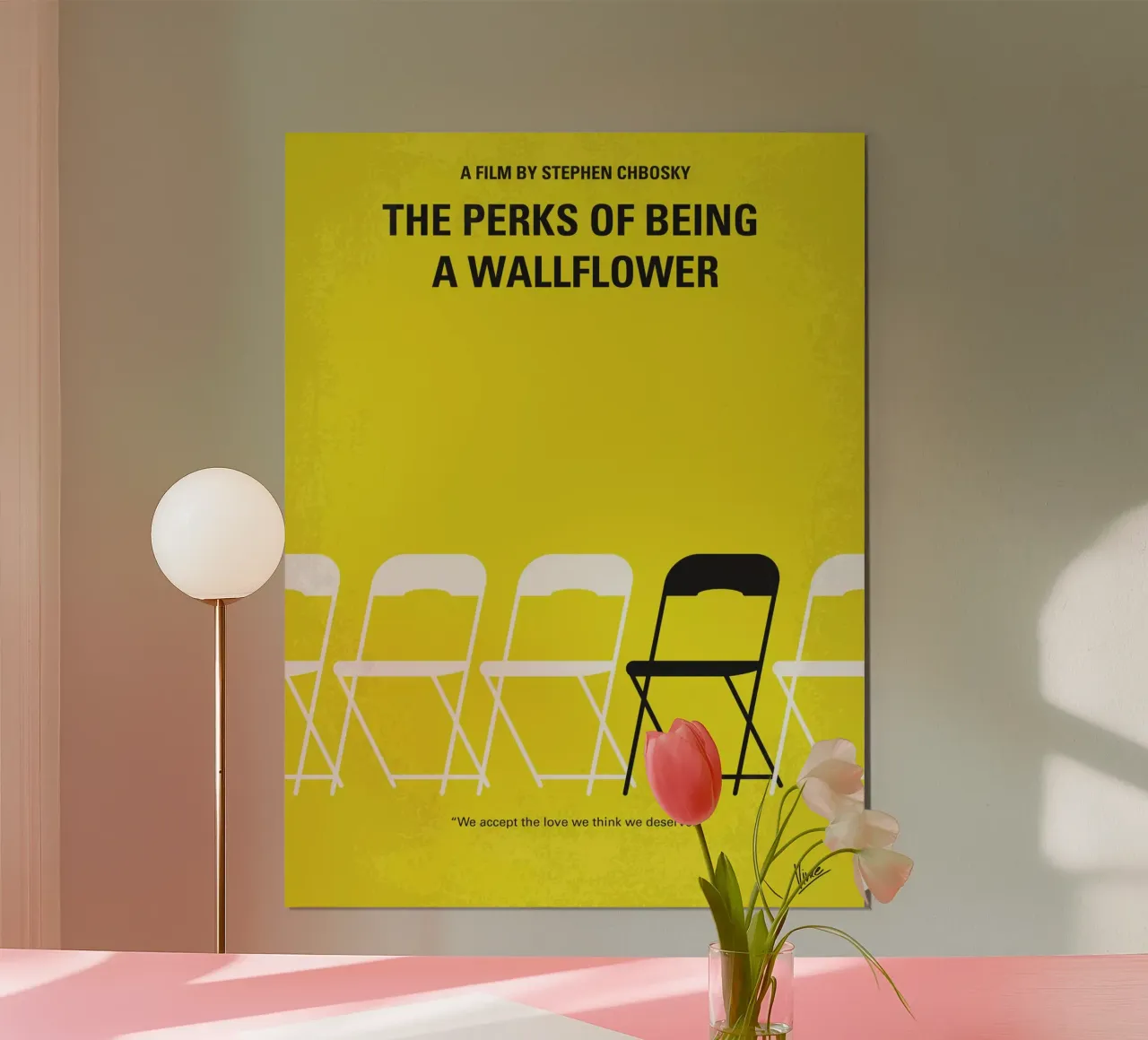 No575 My Perks of Being a Wallflower minimal movie poster poster da Chungkong