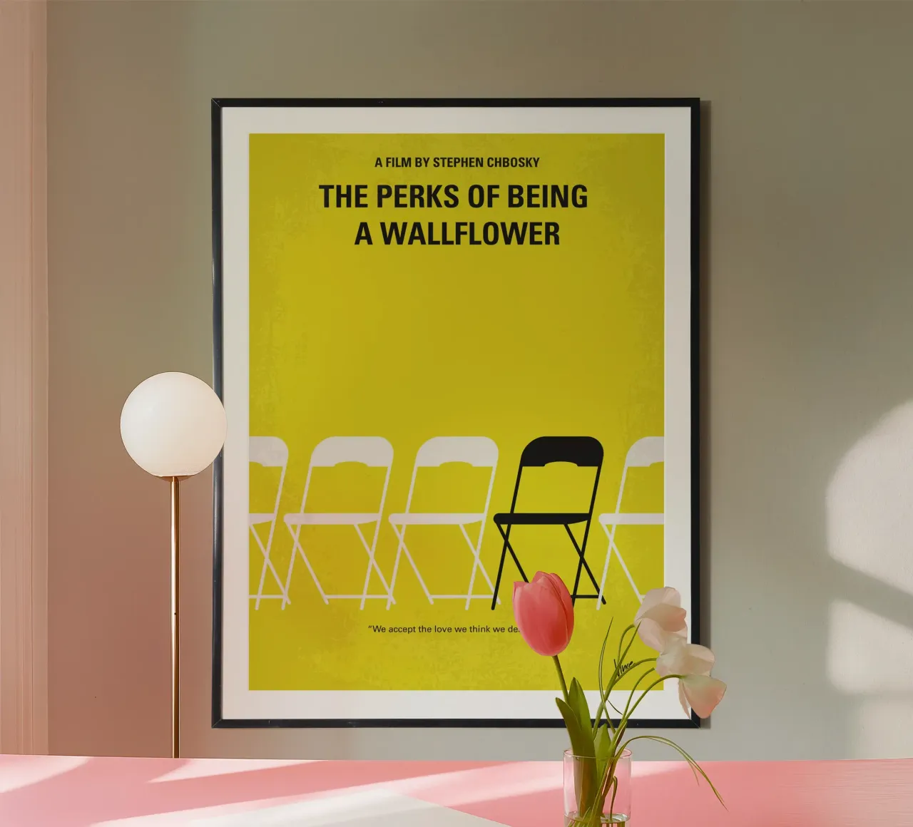 No575 My Perks of Being a Wallflower minimal movie poster poster da Chungkong
