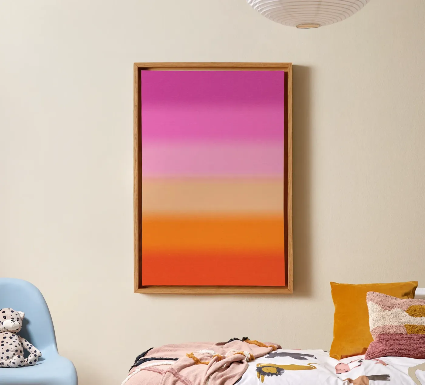 Sunset canvas van treechild