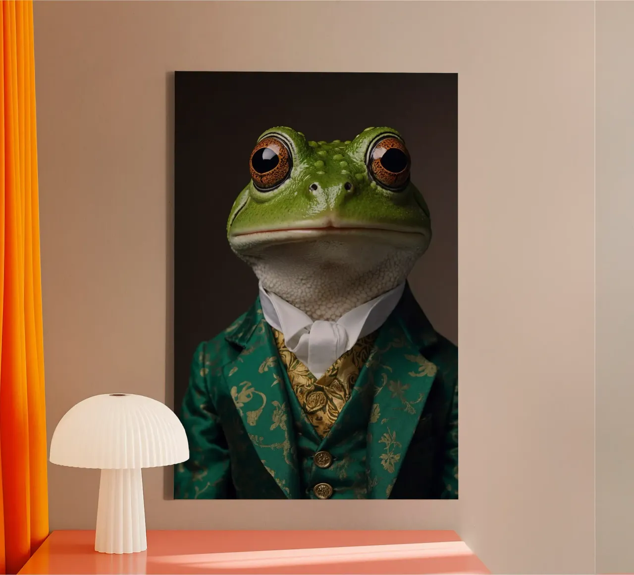 Barone Leapington - L'elegante signore degli anfibi tela da Beasts of Nobility
