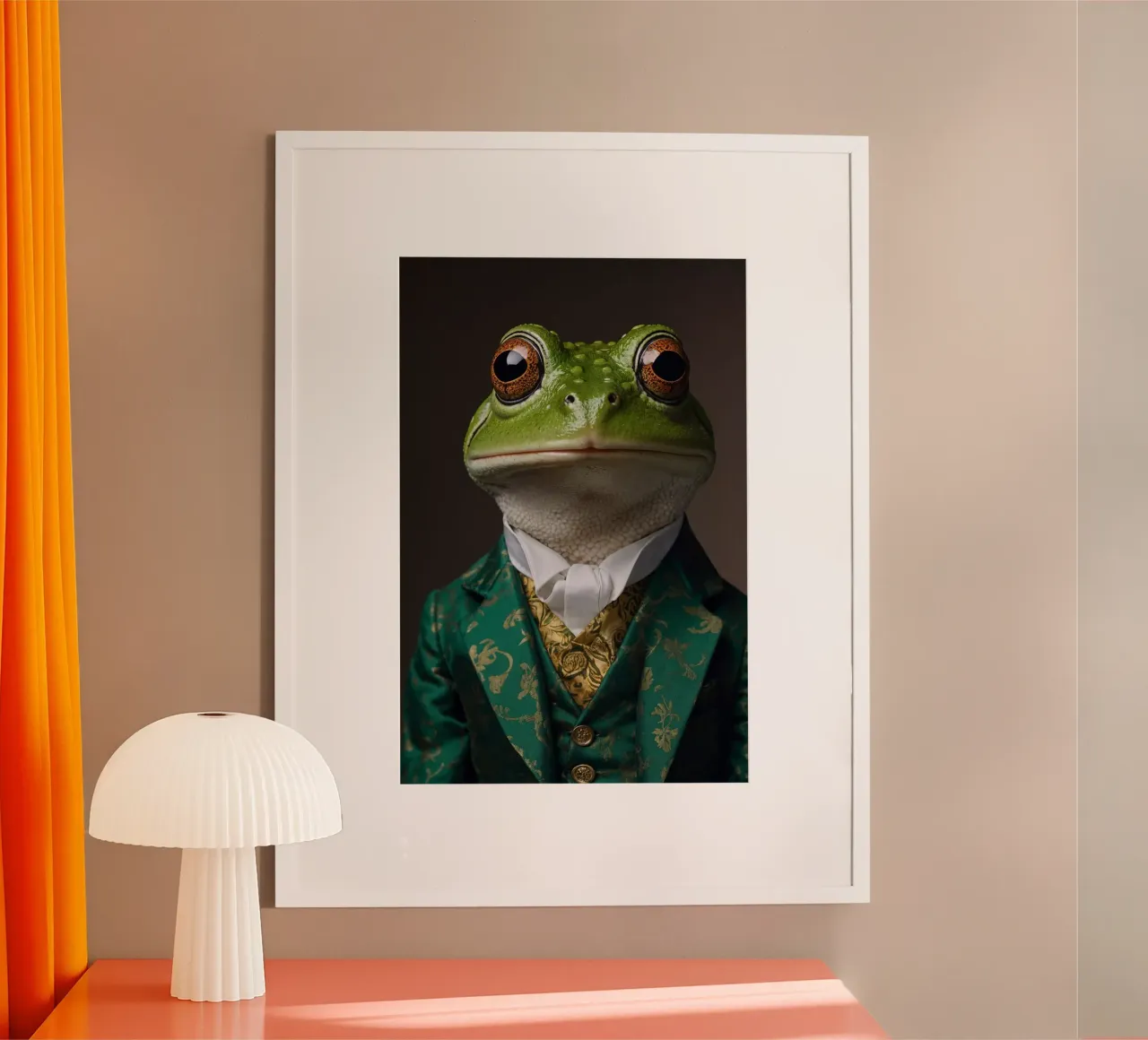 Barone Leapington - L'elegante signore degli anfibi carta hahnemühle da Beasts of Nobility