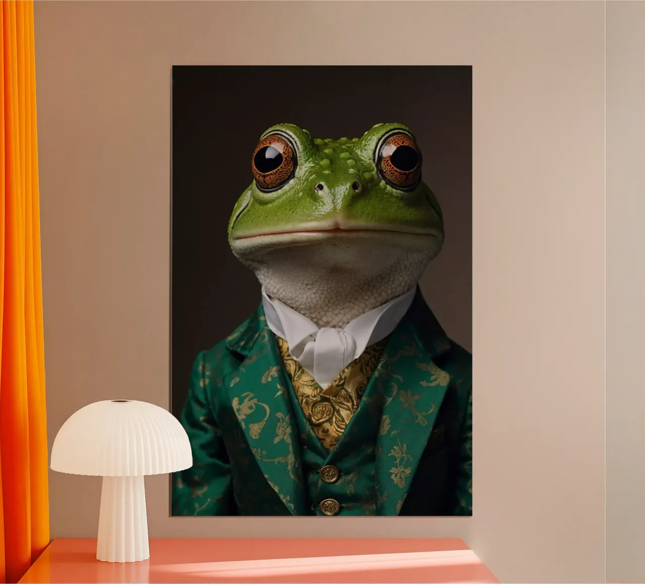 Barone Leapington - L'elegante signore degli anfibi carta hahnemühle da Beasts of Nobility