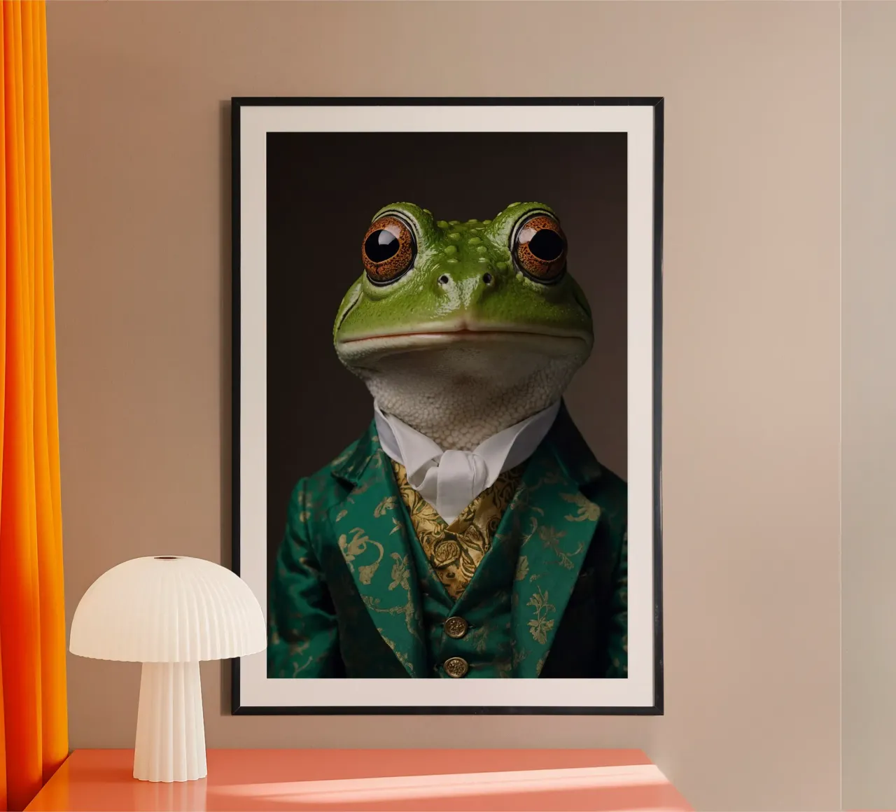 Barone Leapington - L'elegante signore degli anfibi carta hahnemühle da Beasts of Nobility