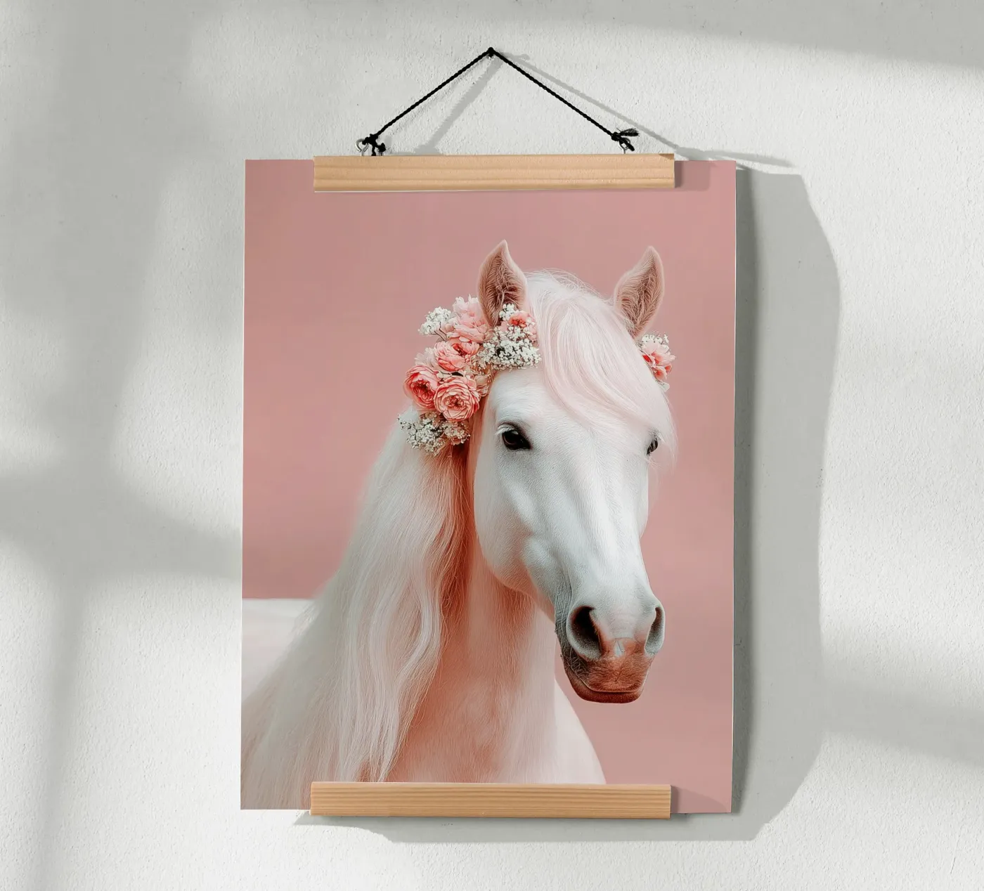 Cavallo rosa poster da Alva Studio