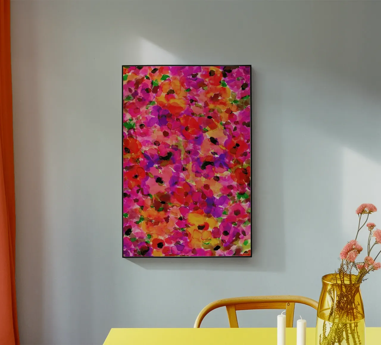 Fleur Rouge plexiglass da Amy Sia