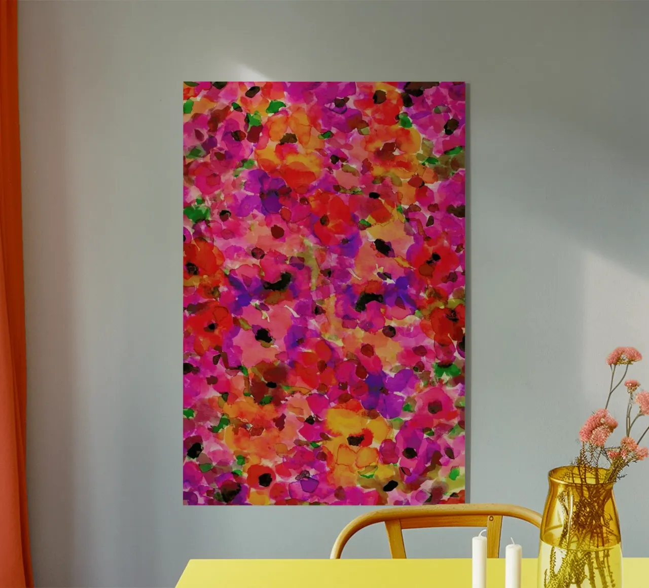 Fleur Rouge plexiglass da Amy Sia