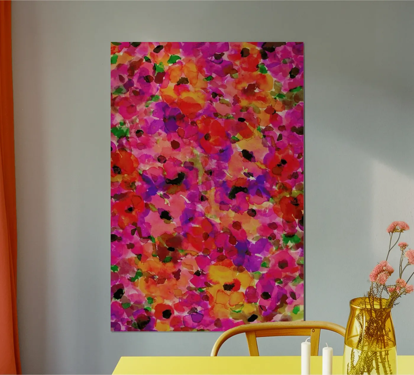 Fleur Rouge poster by Amy Sia