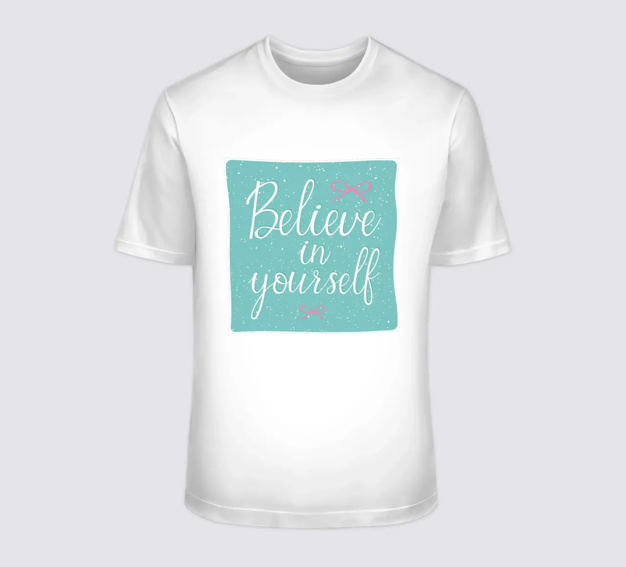 Believe in yourself quote t-shirt by Martina
