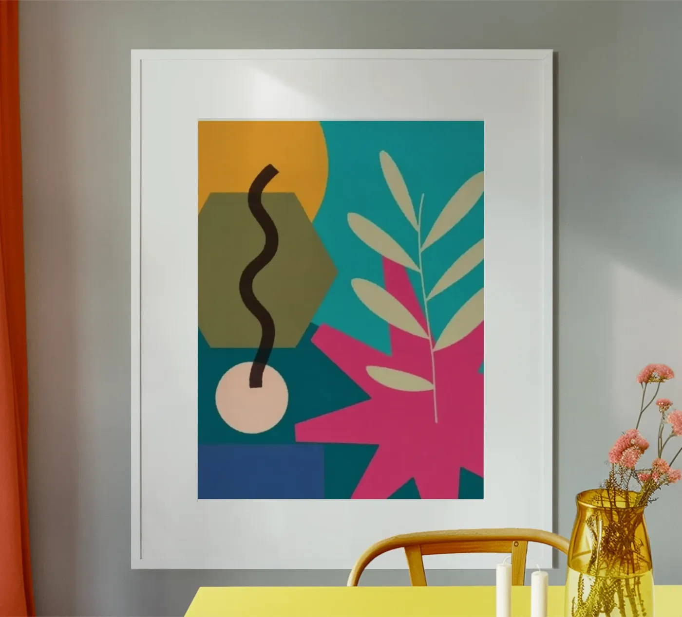 Flat Print 05 poster by Eliban