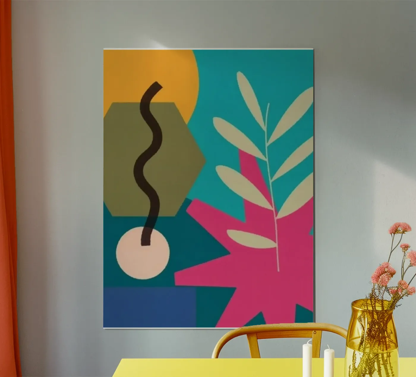 Flat Print 05 poster by Eliban