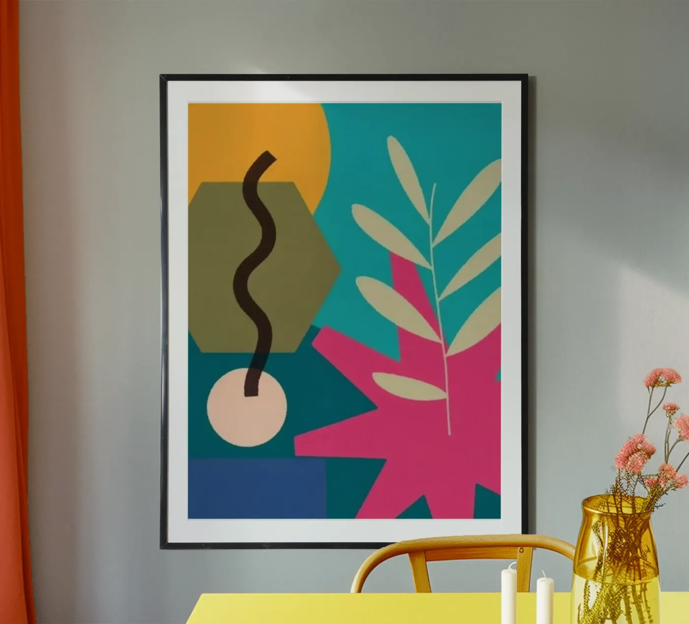 Flat Print 05 poster by Eliban
