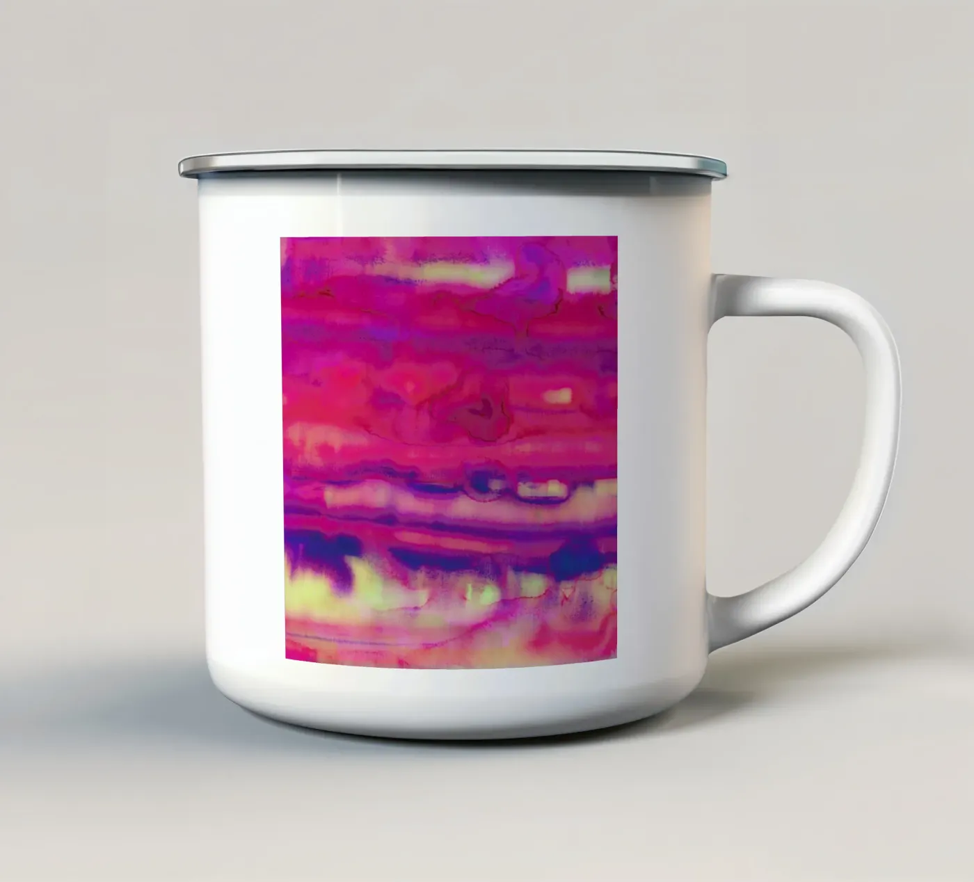 Echo enamel mug by Amy Sia