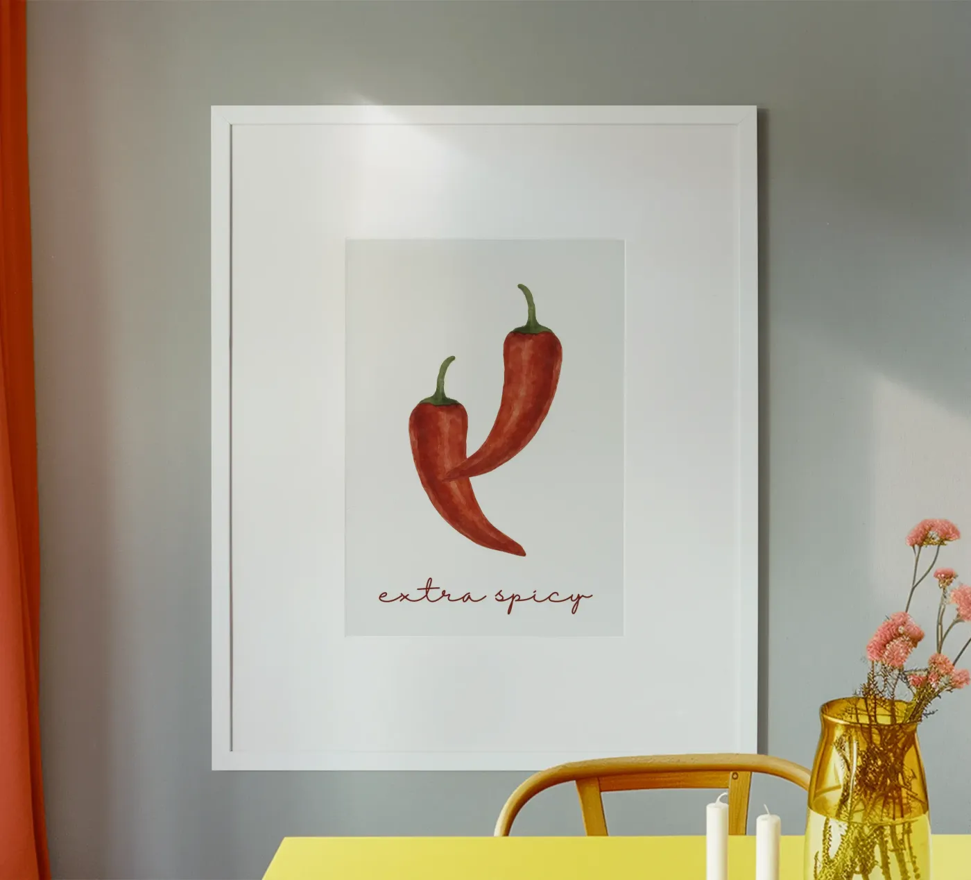 Extra spicy Poster von Funkydays
