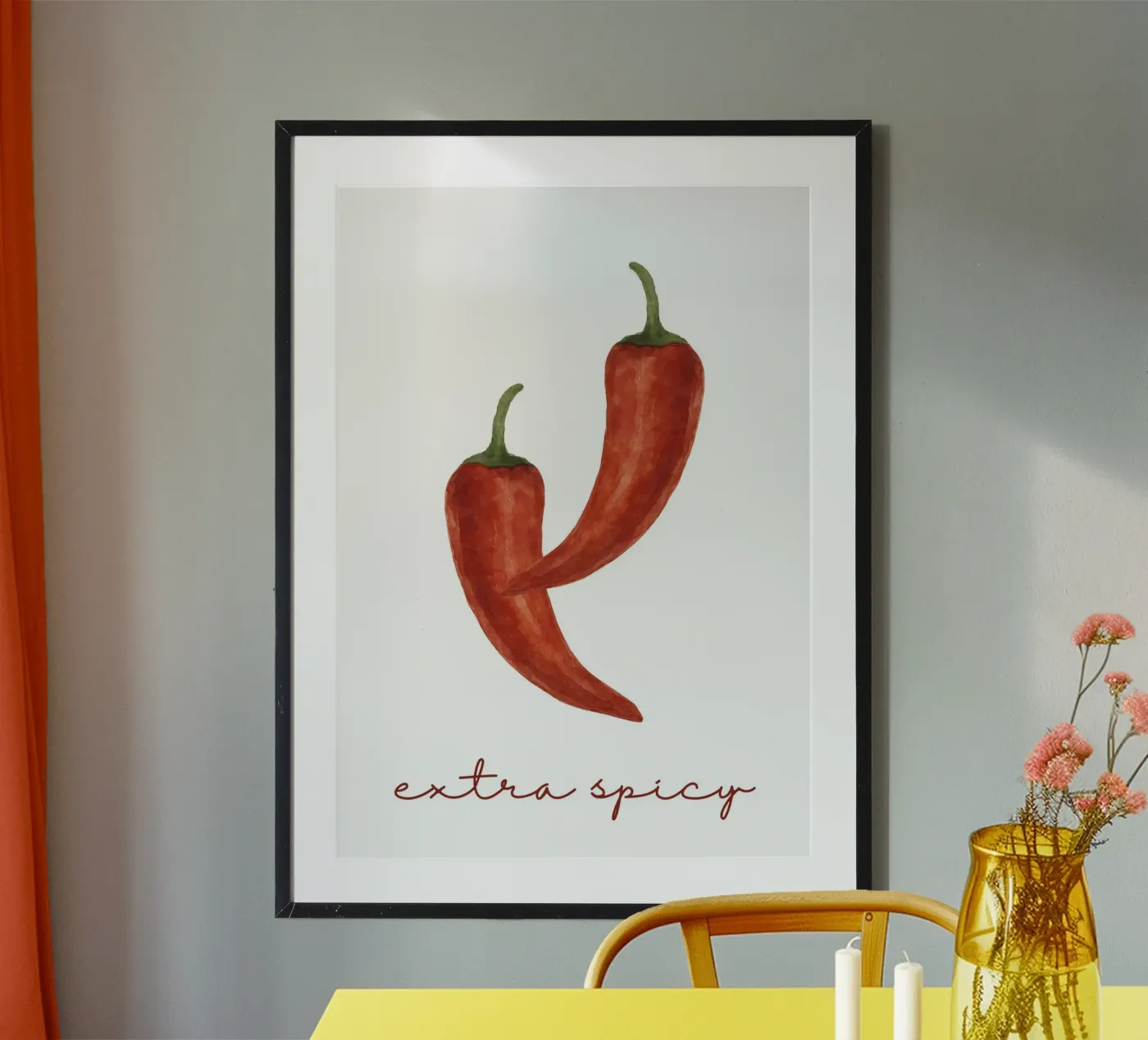 Extra spicy Poster von Funkydays