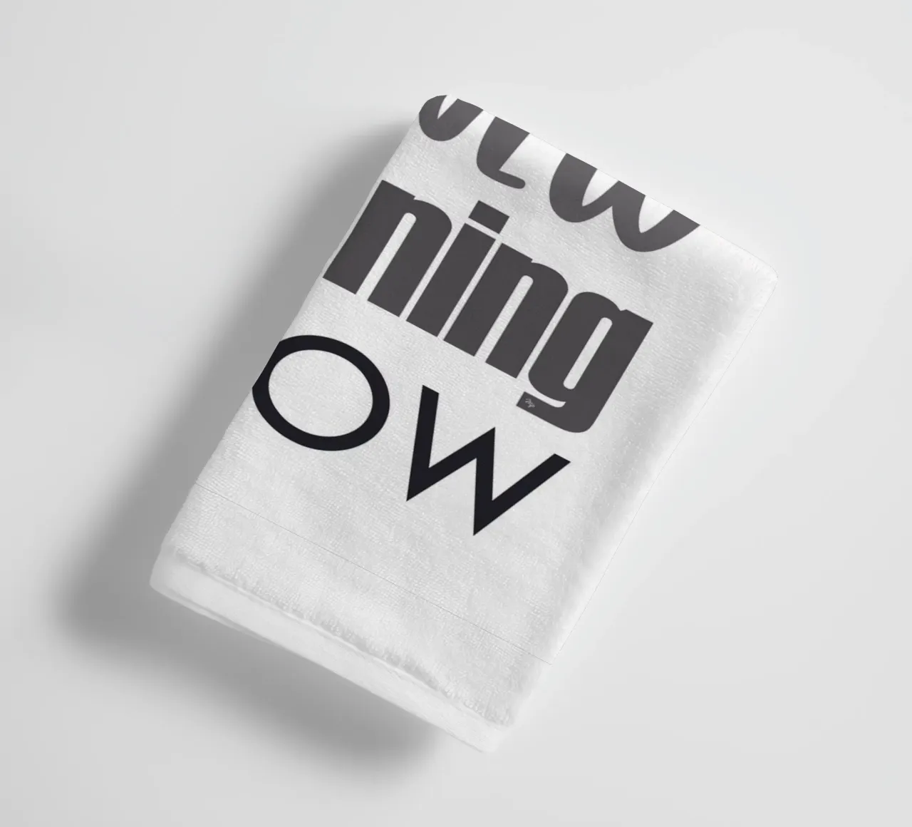 The Best Time for new beginning is now quote towel by Martina