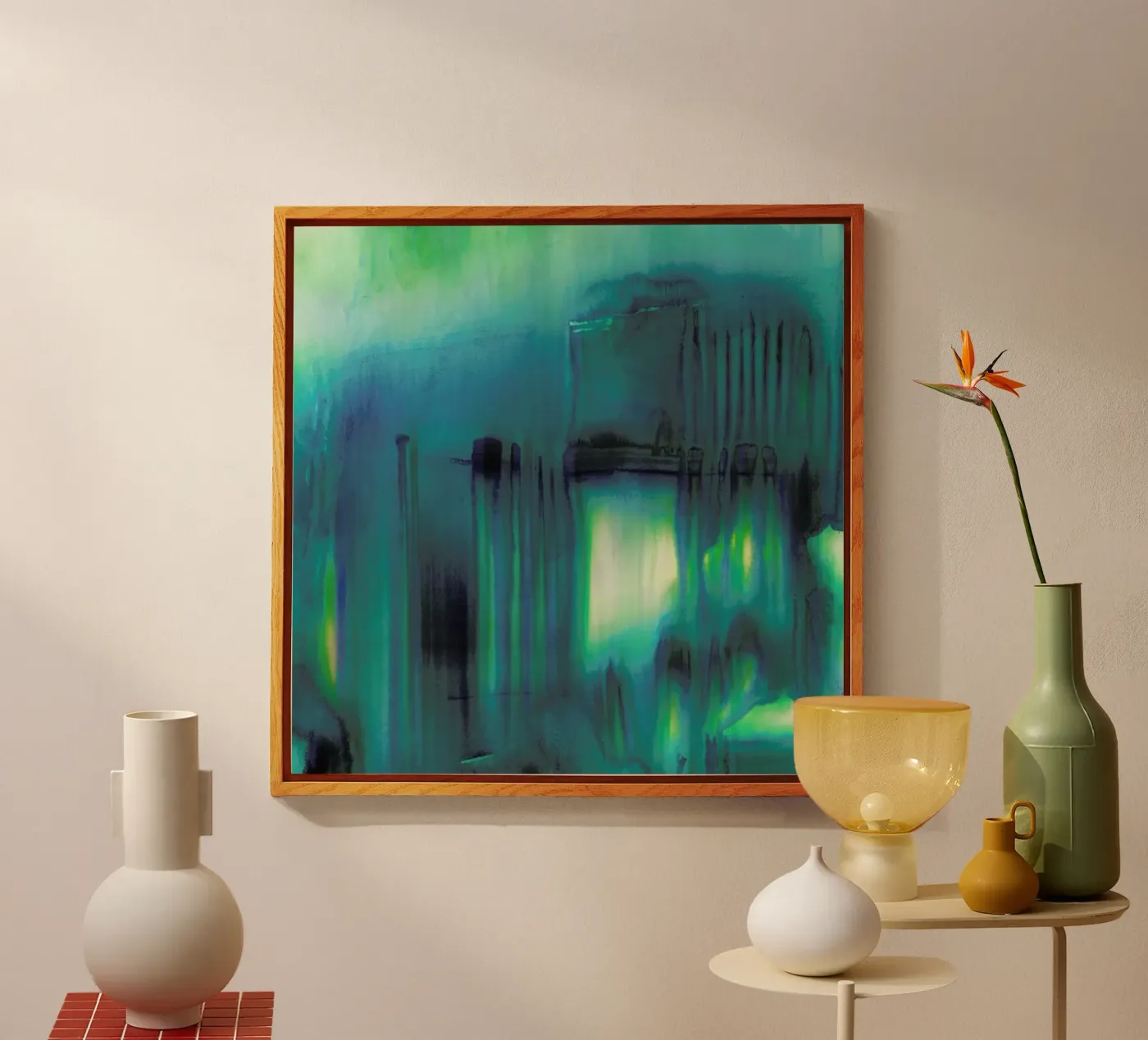 Deluge acryl van Amy Sia