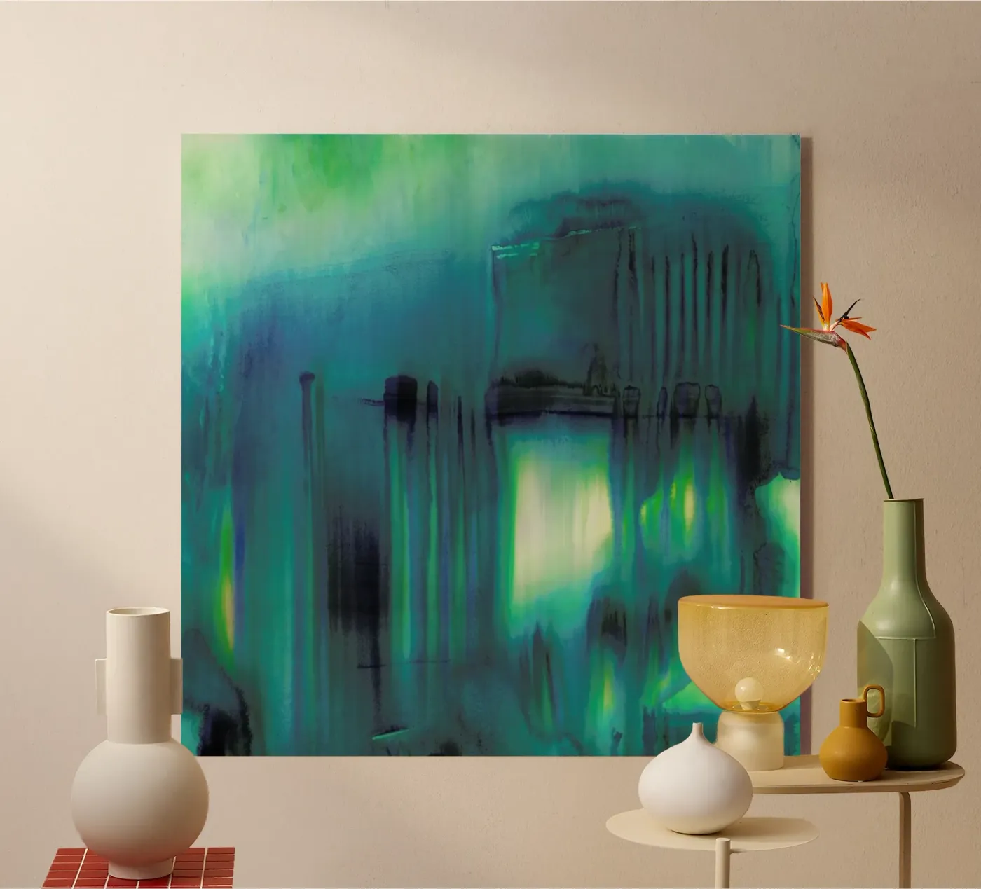 Deluge acryl van Amy Sia