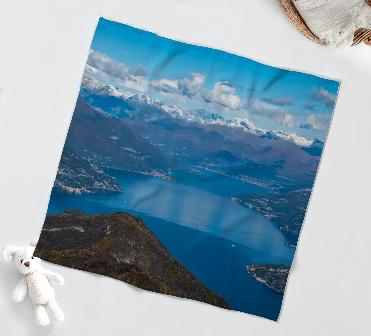Lake Como in Italy coperta in pile da anderm