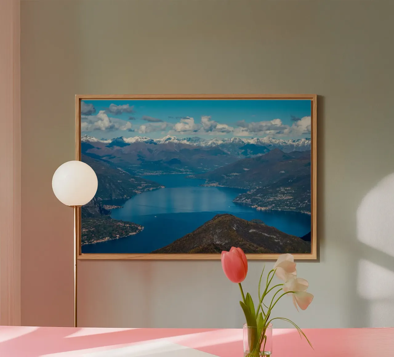 Lake Como in Italy alluminio dibond da anderm