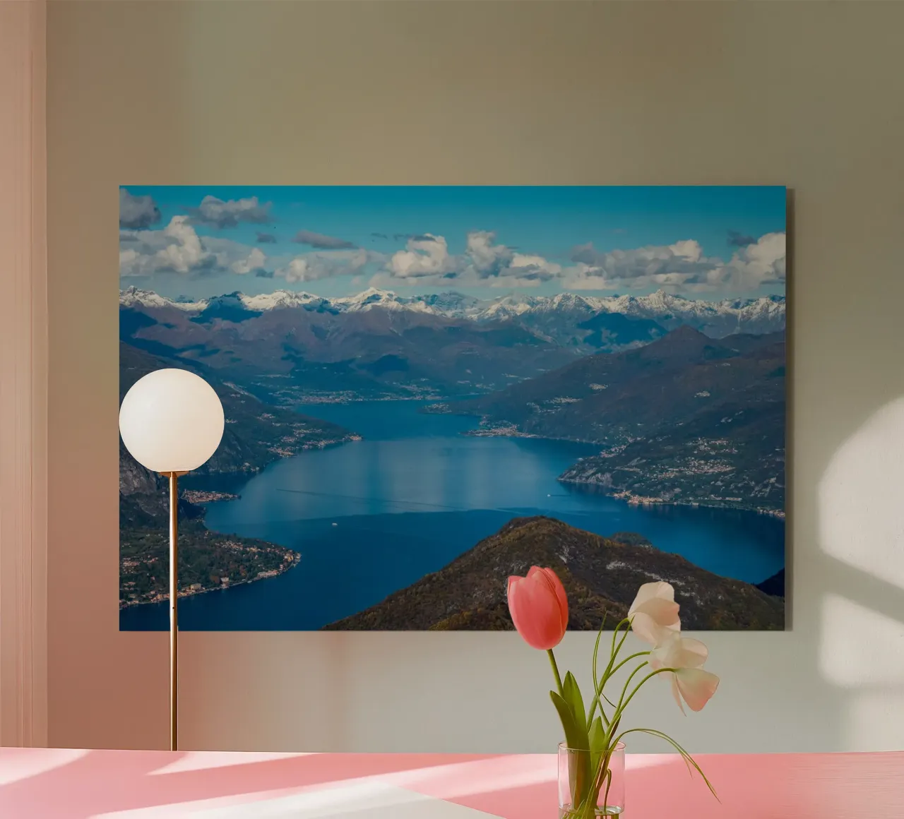 Lake Como in Italy alluminio dibond da anderm