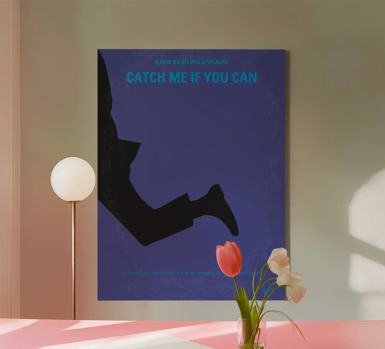 No592 My Catch Me If You Can minimal movie poster tela da Chungkong