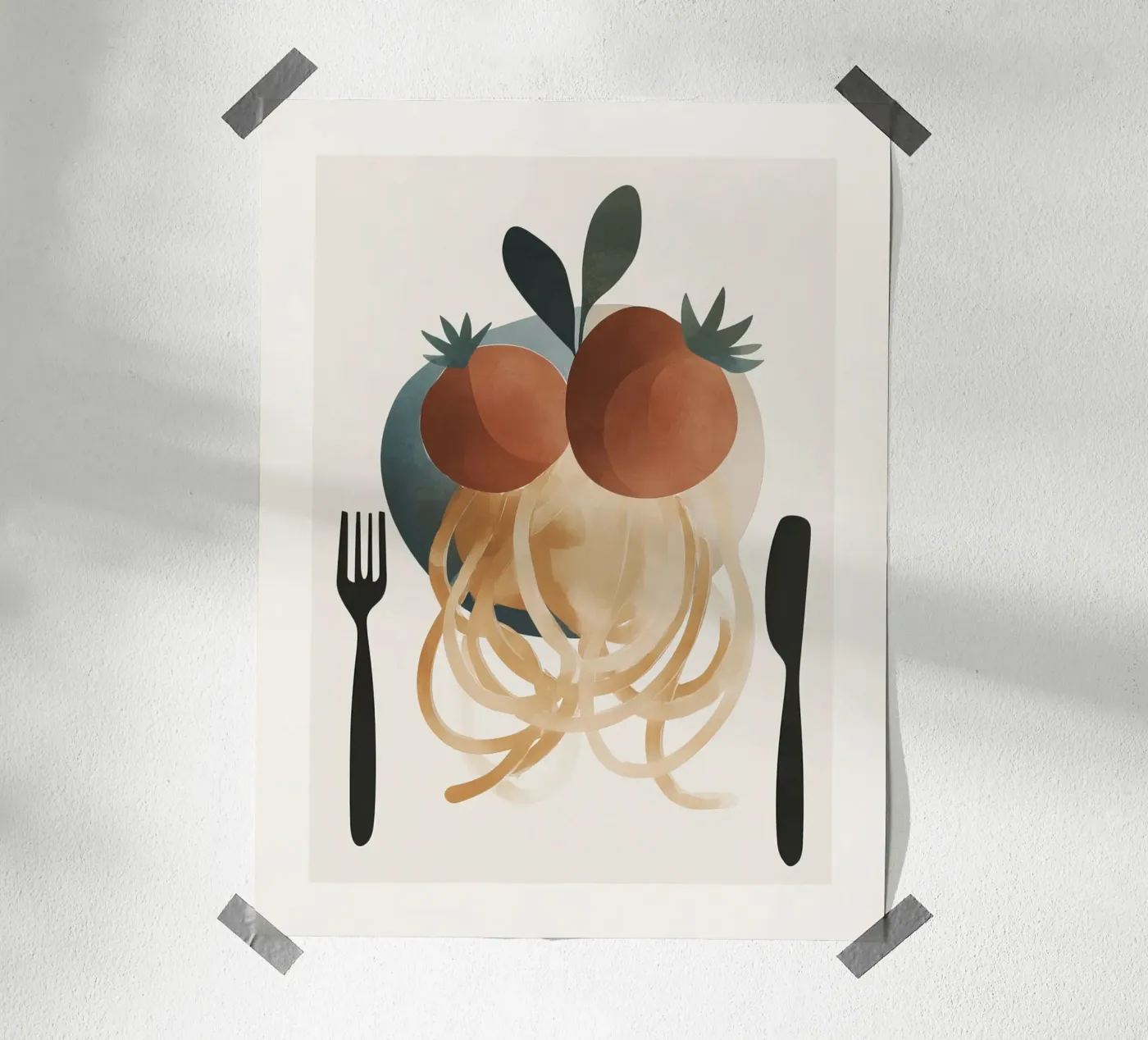 Spaghetti Plate poster da ThingDesign