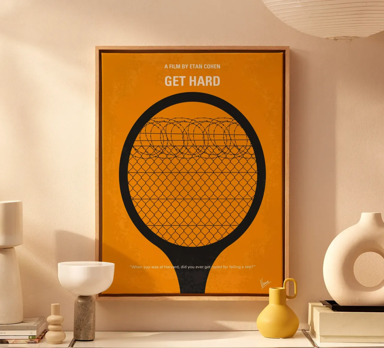 No594 My Get hard minimal movie poster tela da Chungkong