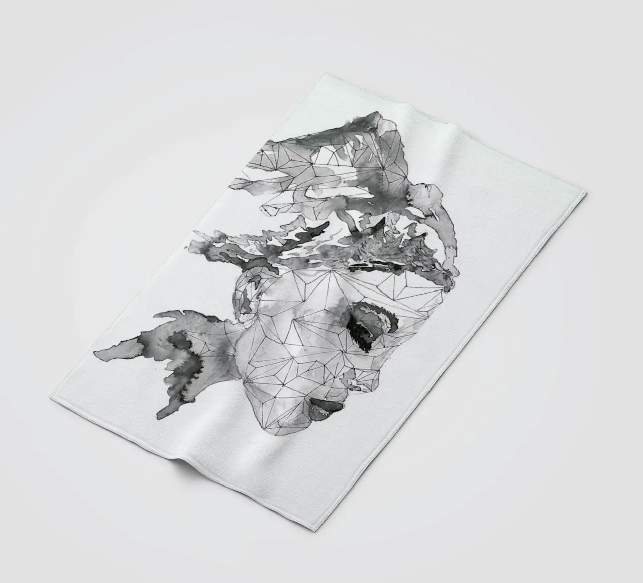 I am a Mountain Child coperta in pile da Larissa van der Laan