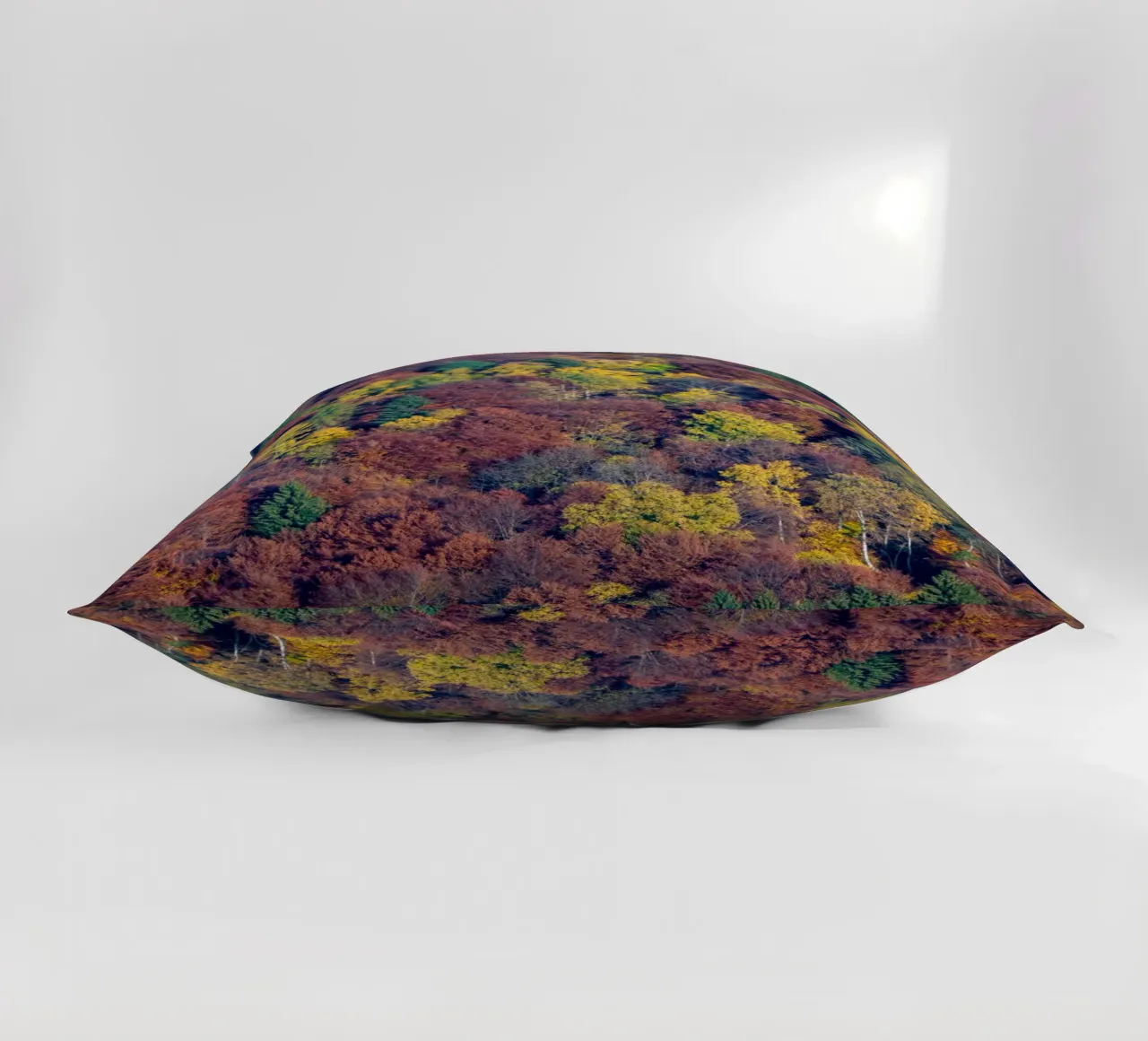 Colourful trees in a forest on a mountain cuscino da anderm