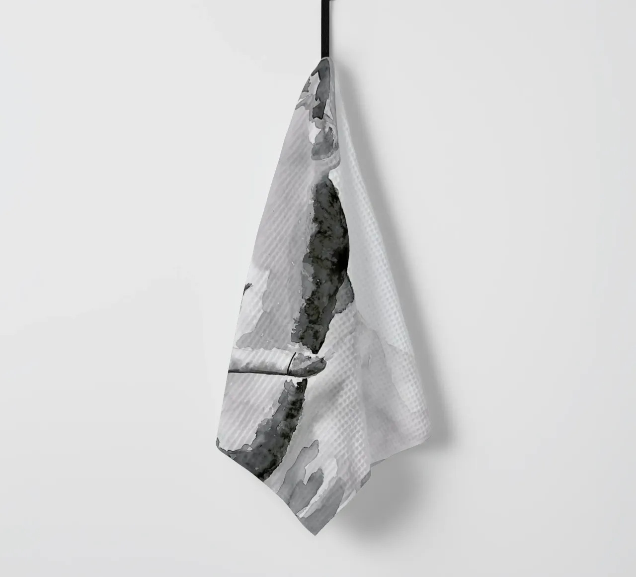I am Confident tea towel by Larissa van der Laan