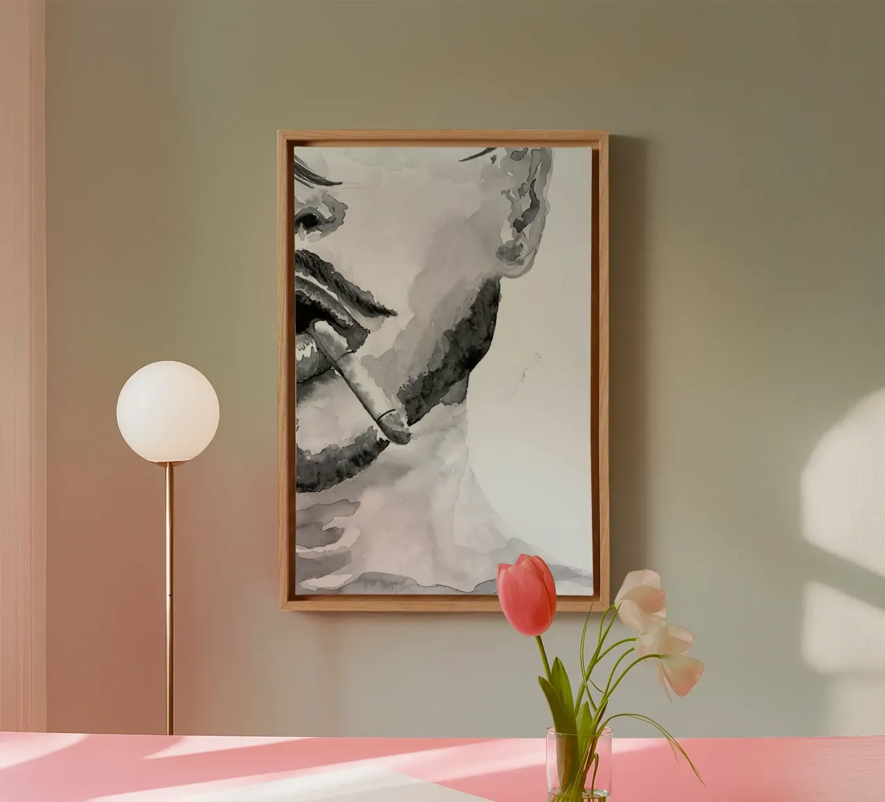 I am Confident canvas met Baklijst van Larissa van der Laan