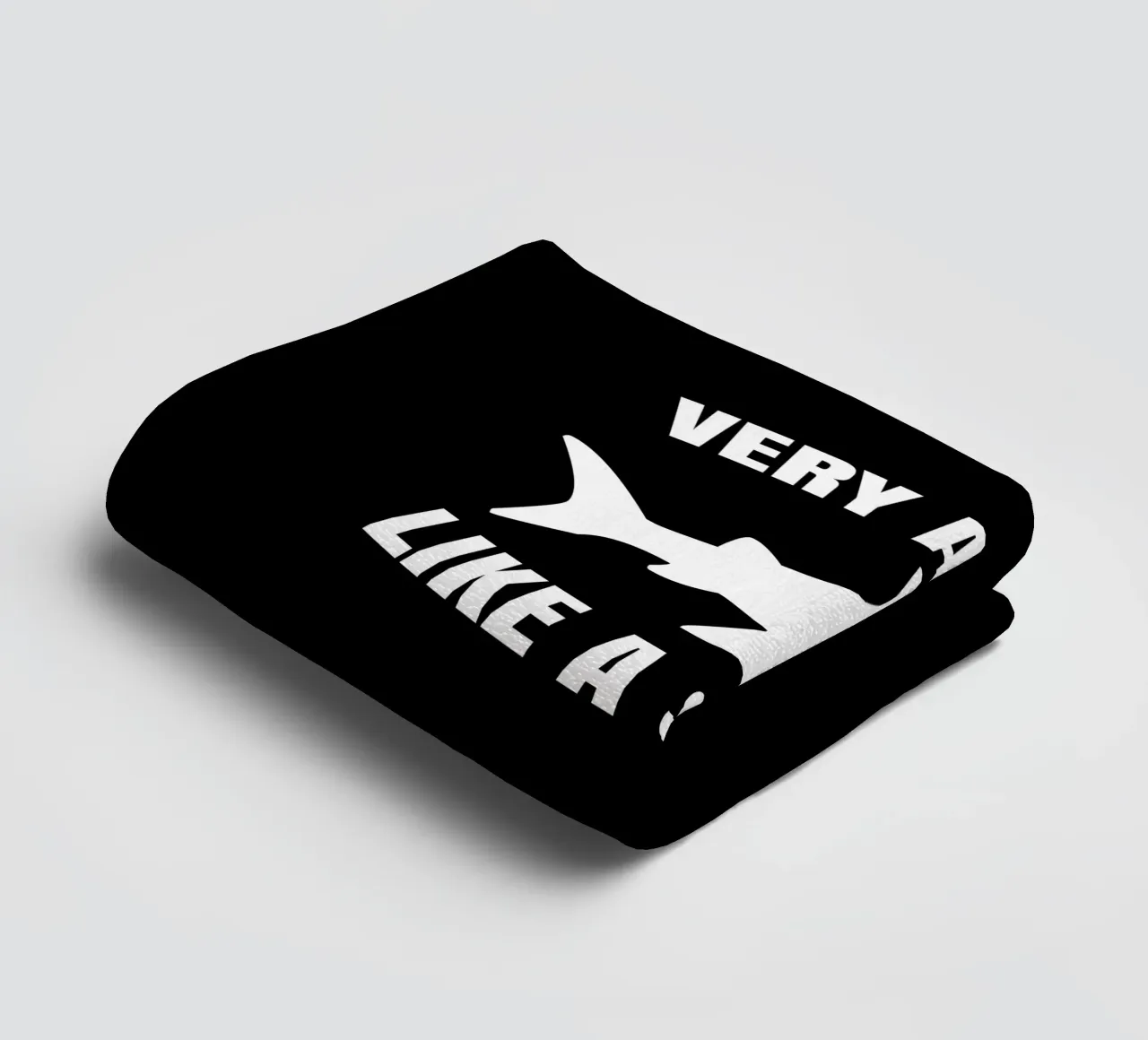 Very active like a shark asciugamano da bagno da baobabprintstore