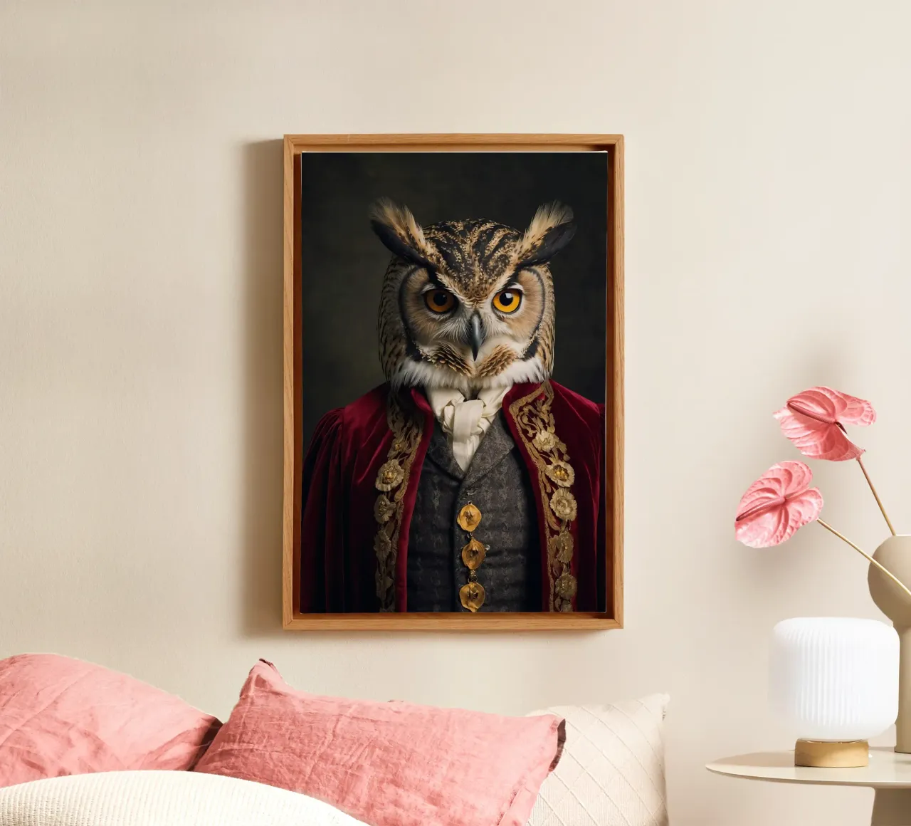 The Wise Duke of Owlington – Keeper of Secrets canvas by Beasts of Nobility