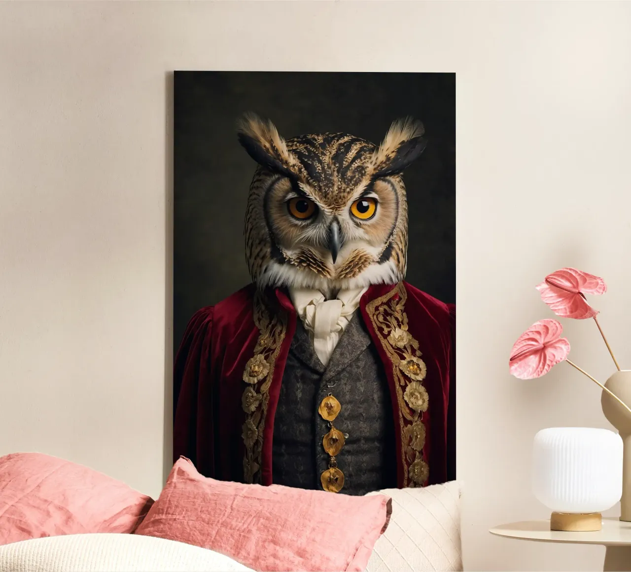The Wise Duke of Owlington – Keeper of Secrets canvas by Beasts of Nobility
