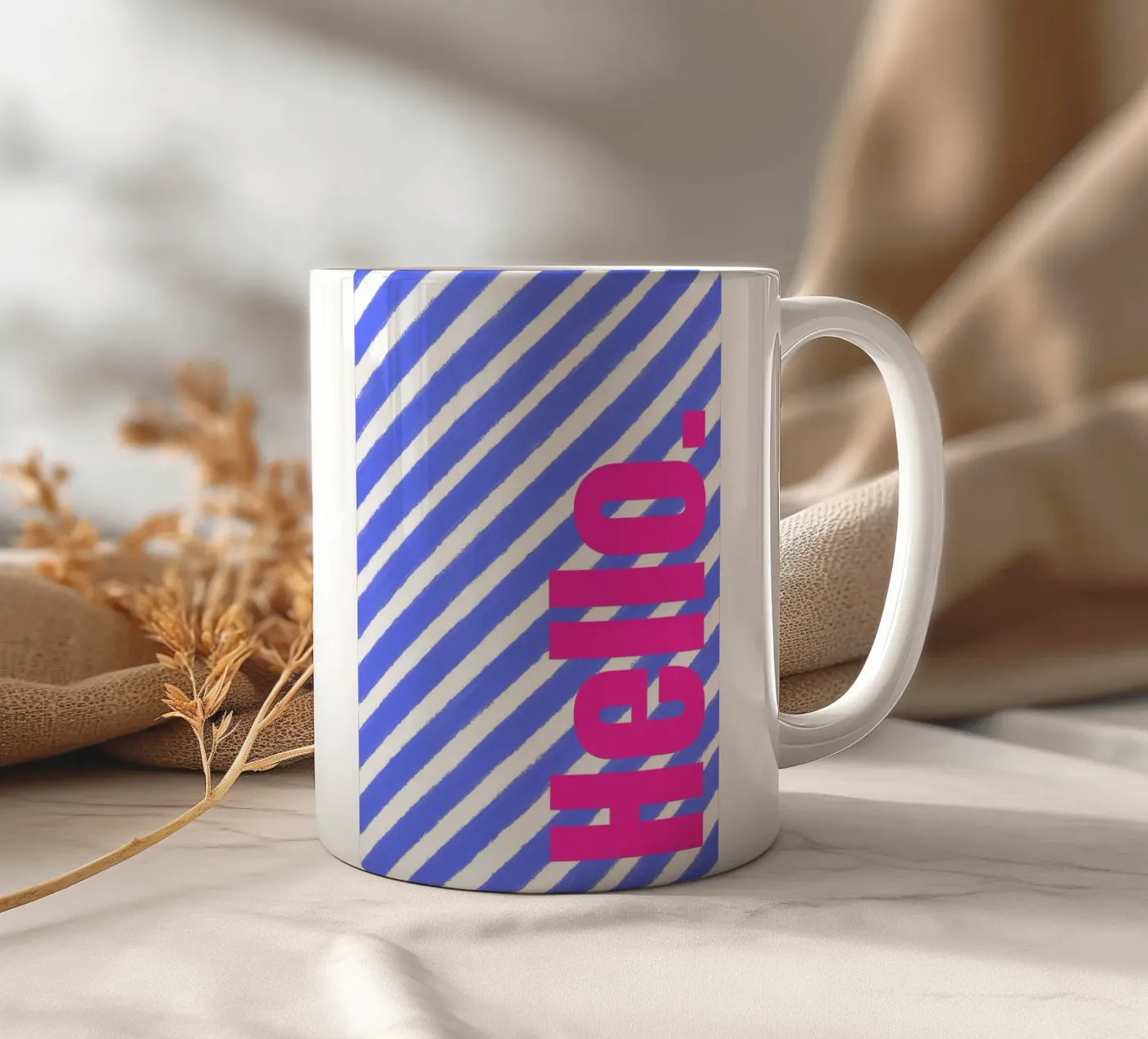 Hellö ceramic mug by Tabea Jule