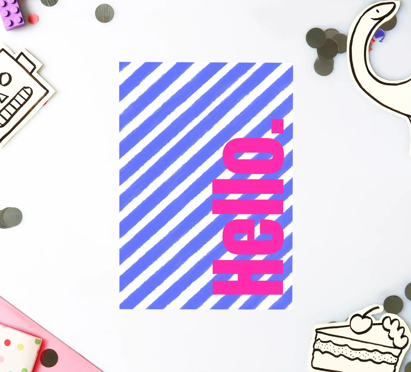 Hellö sticker van Tabea Jule