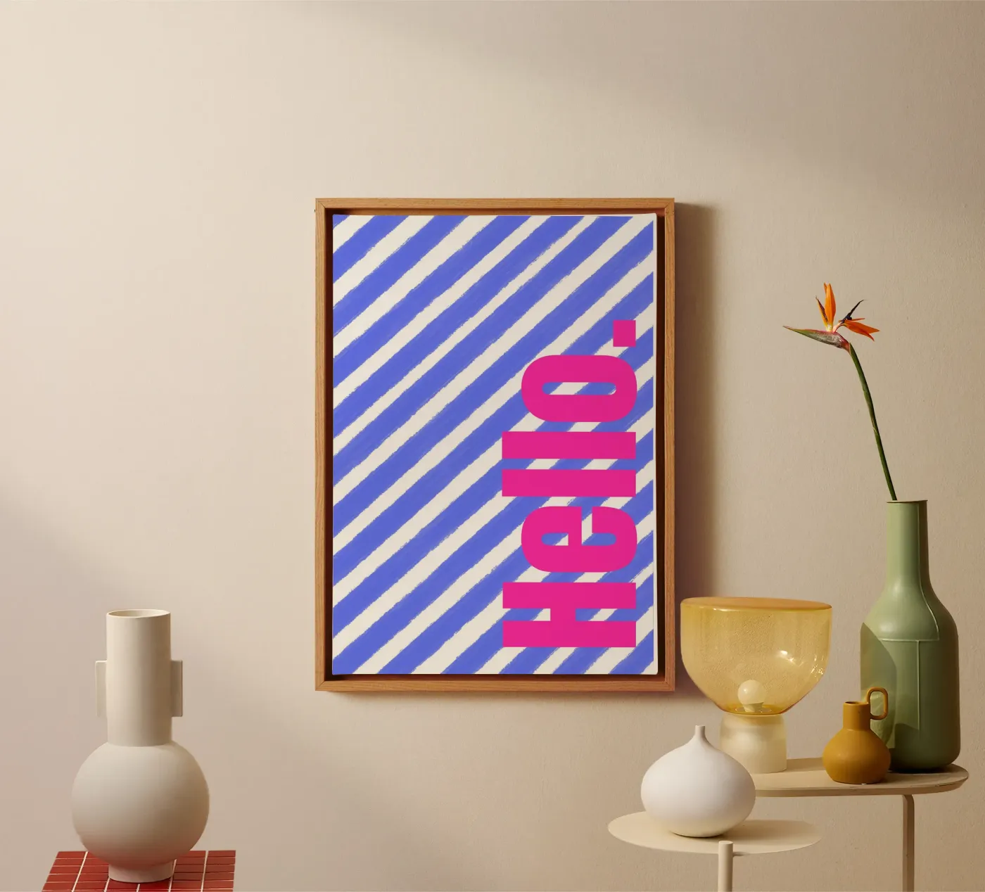 Hellö canvas van Tabea Jule