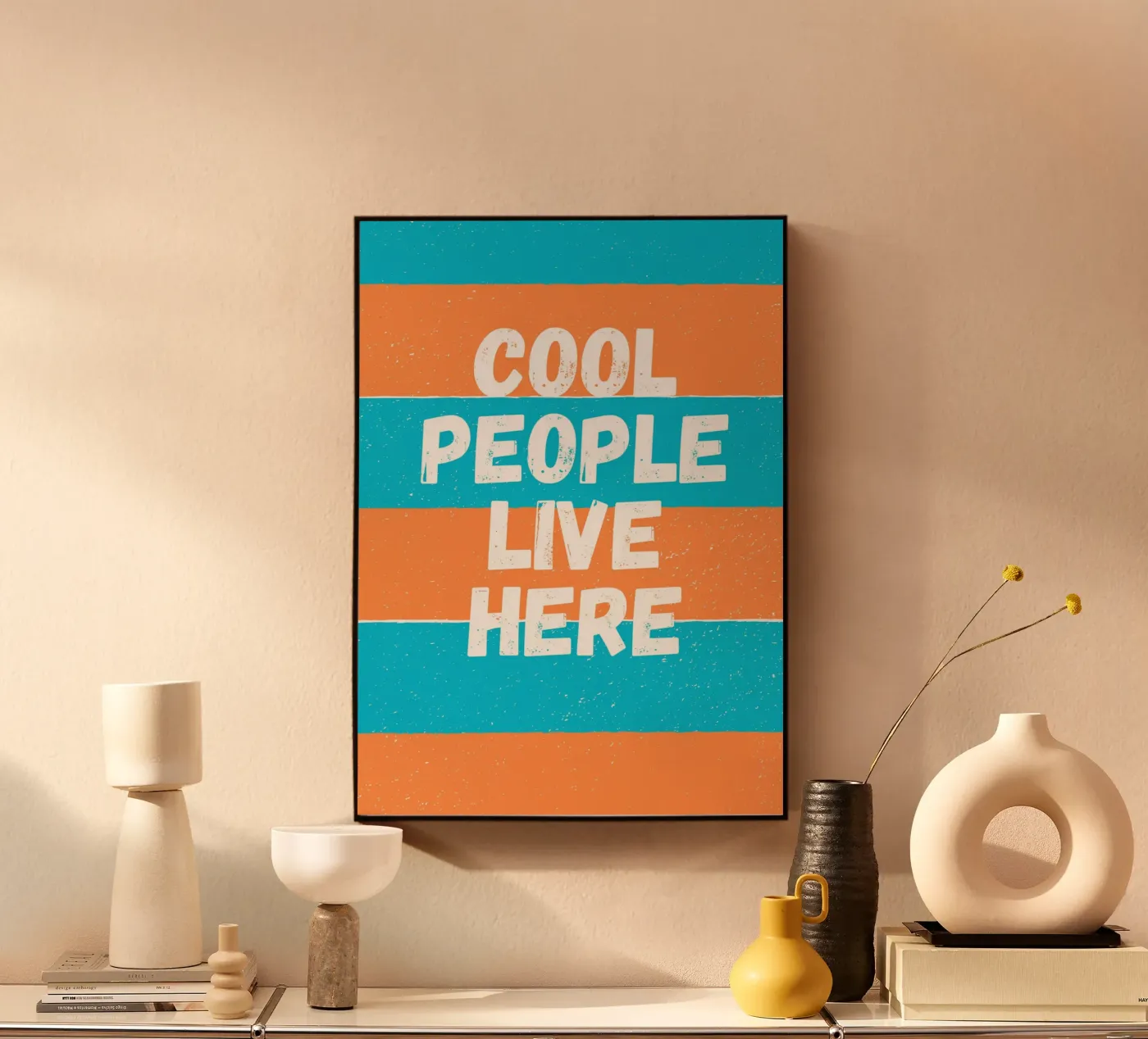 Cool People here plexiglass da Tabea Jule