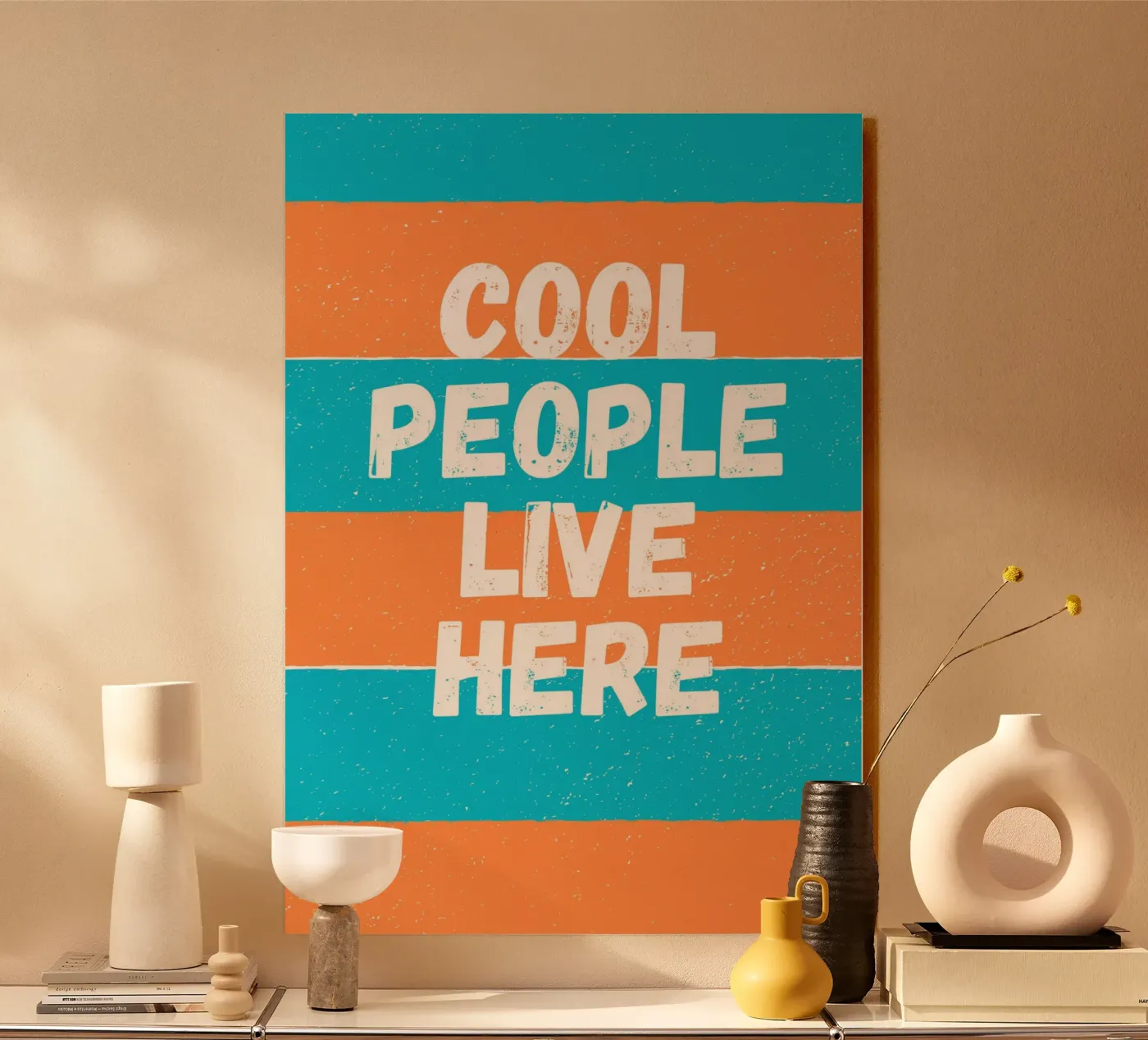 Cool People here plexiglass da Tabea Jule